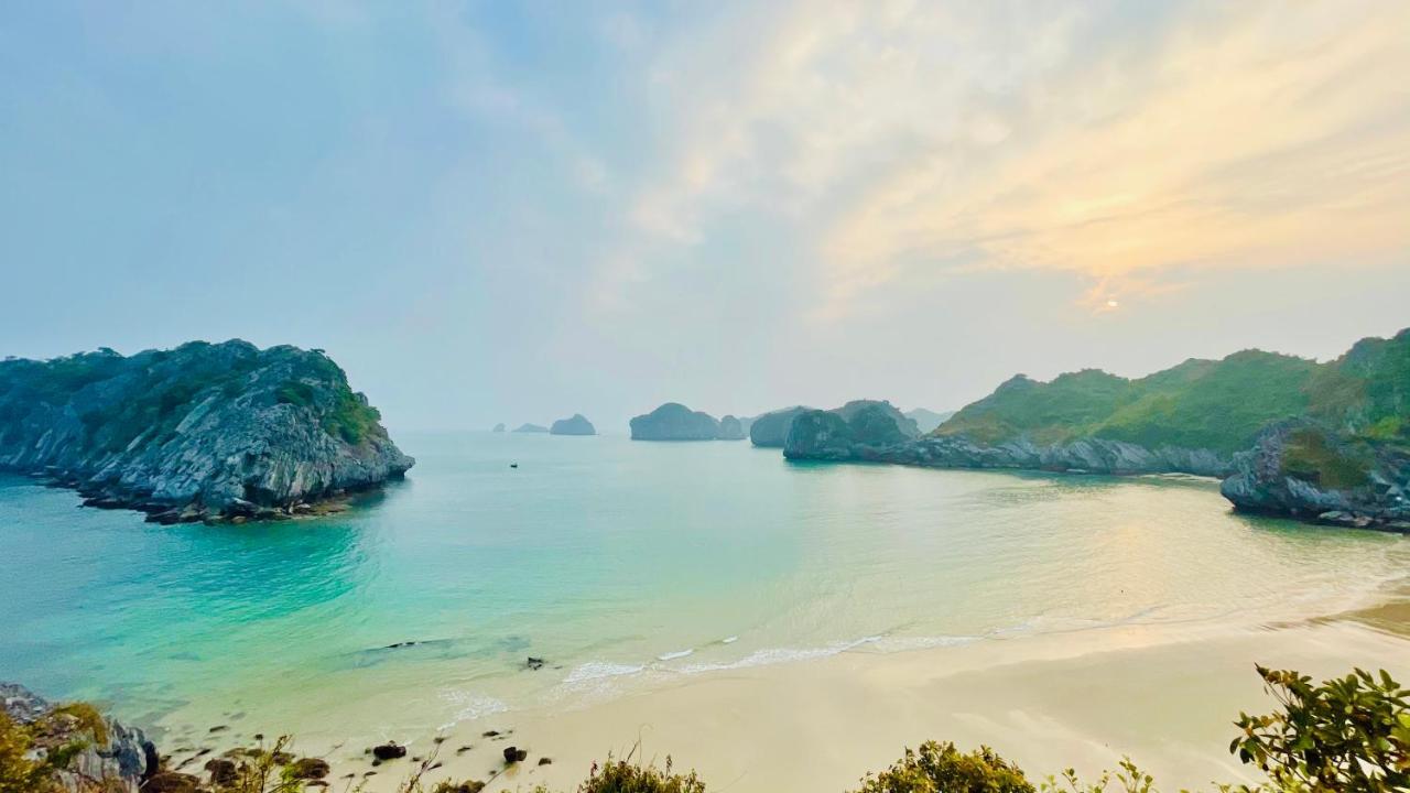 Sea Pearl Cat Ba Hotel Dong Khe Sau Exterior foto