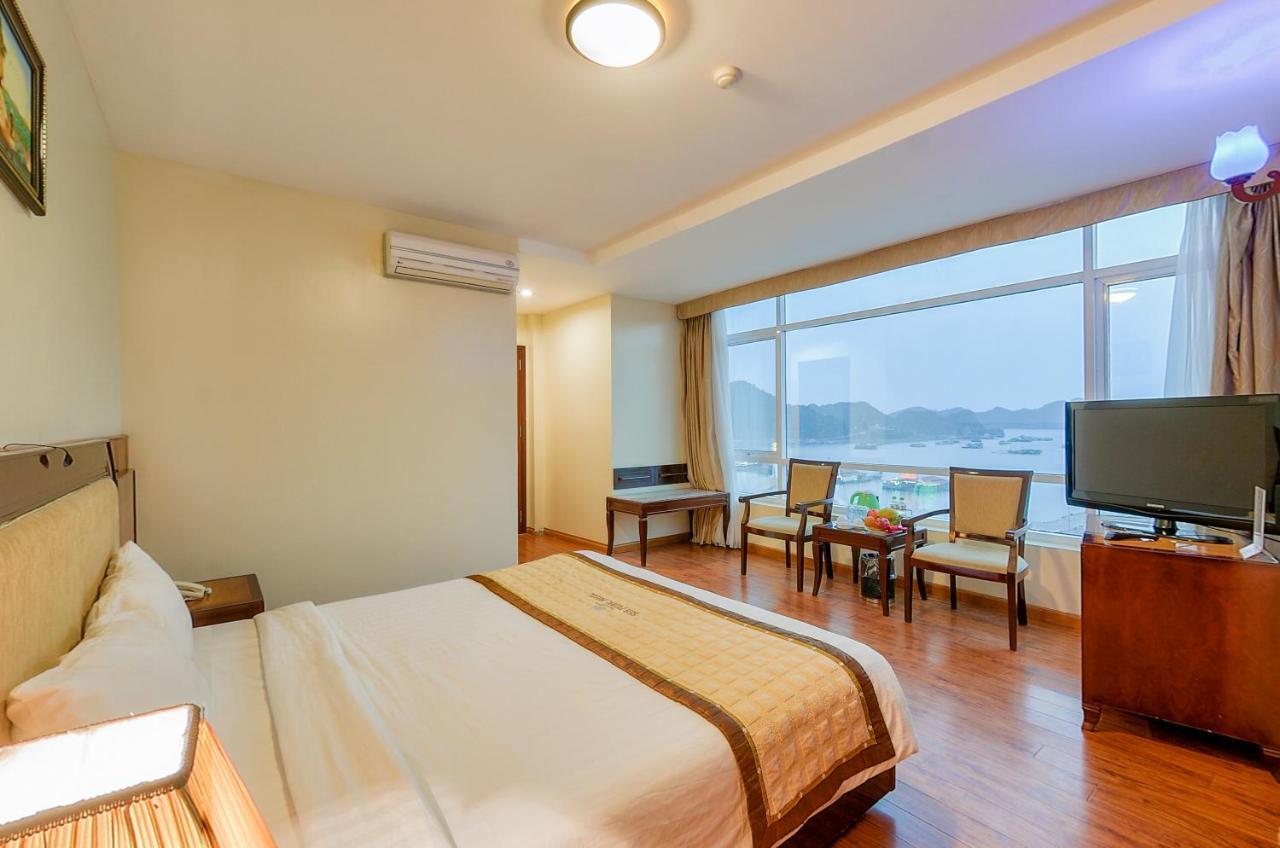 Sea Pearl Cat Ba Hotel Dong Khe Sau Exterior foto